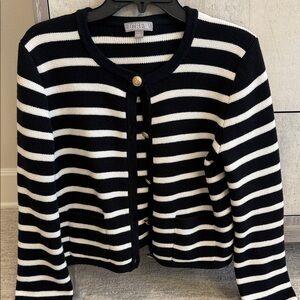JCrew  crewneck stripe sweater
